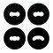 The Ceramic Shop Extruder Die Set - Set of 4, Handle Die Set 4